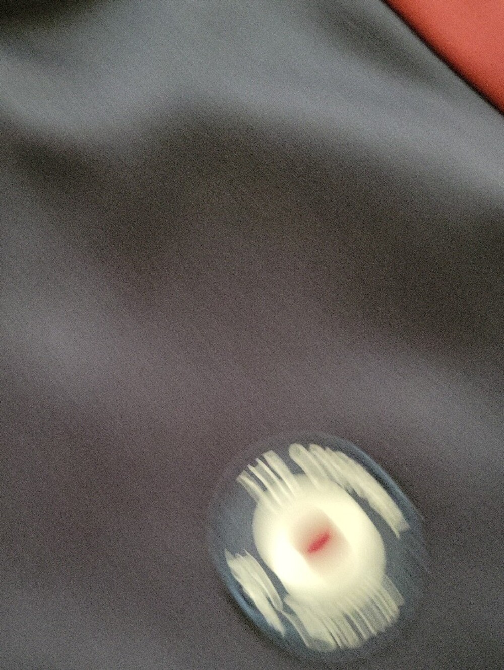 Men's Navy Track Jacket with White & Burgundy Accents - Picture 2 of 3